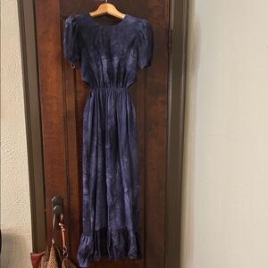 Elegant Navy Blue Women's Dress